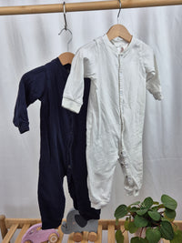 Sada 2ks overalů H&M 74