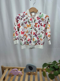Šusťáková bunda s motýlky H&M 86