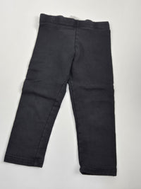 Černé legíny s regulací v pase H&M 92