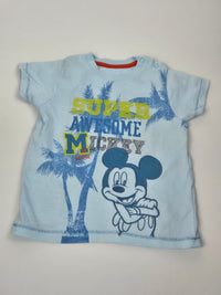 Tričko s krátkým rukávem Mickey Mouse 80/86