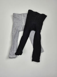 Sada 2ks punčochových legín H&M 62/68