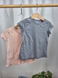 Sada 2ks triček s krátkým rukávem H&M 98/104