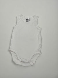 Bílé tílkové body H&M 80