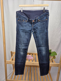 Těhotenské džíny Skinny High Rib H&M 38