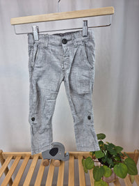 Lněné kalhoty H&M 98