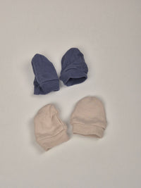 Sada 2 párů novorozeneckých rukavic 56