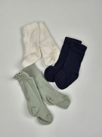 Sada 3 párů dlouhých ponožek 62