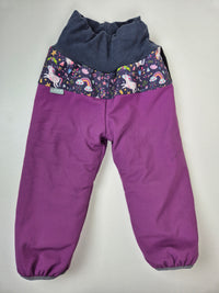 Softshellové kalhoty s beránkem Unuo 92/98