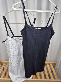 Sada 2ks těhotenských a kojících tílek Bonprix 40/42