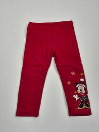 Vánoční legíny Minnie Mouse 86