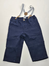 Kalhoty s kšandami H&M 74