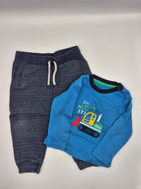 Set trička a tepláků 68/80