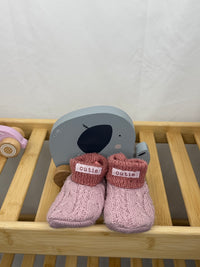 Růžové pletené capáčky Cutie 20