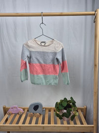 Barevný svetřík s metalickou nití 98/104 H&M