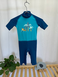Plavecká kombinéza s UV ochranou Decathlon 82-88cm