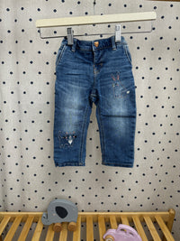 Elastické džíny podšité bavlnou H&M 80
