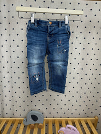 Elastické džíny podšité bavlnou H&M 80
