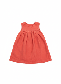 Červené manšestrové šaty 80/86 Marks&Spencer – AI enhanced
