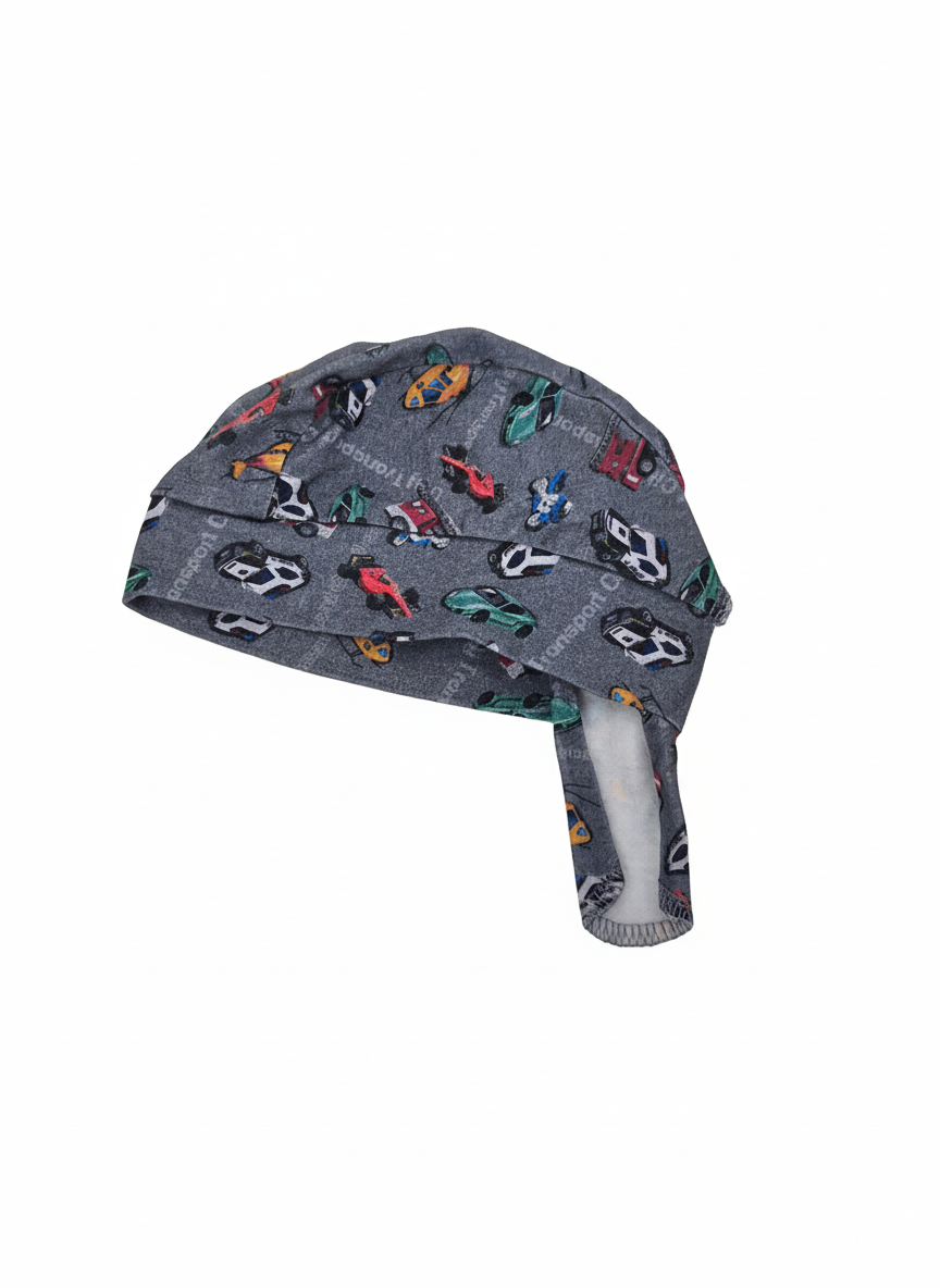 Čepice s auty Hette 62/74 (42-46cm) – AI enhanced