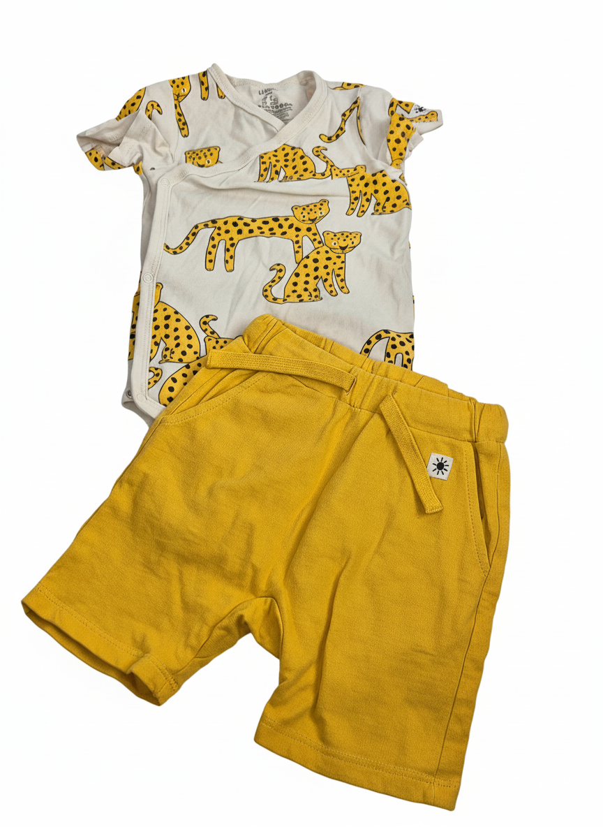 Set body a kraťasů Lindex 68 – AI enhanced