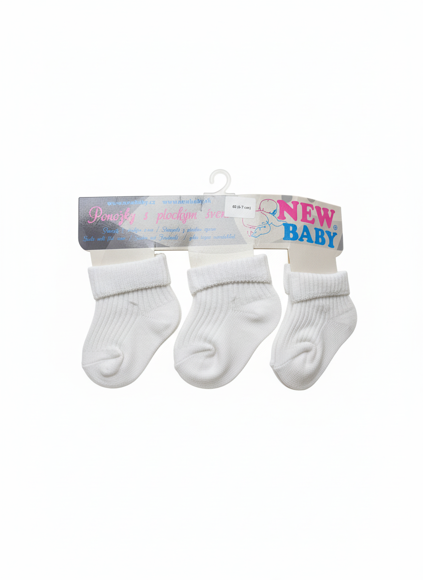 Sada 3 párů ponožek New Baby 56 – AI enhanced