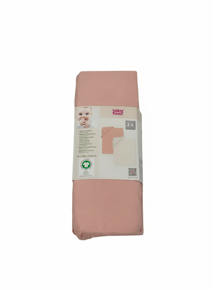 Sada 2 prostěradel na dětskou postýlku BabyBest 70x140 – AI enhanced
