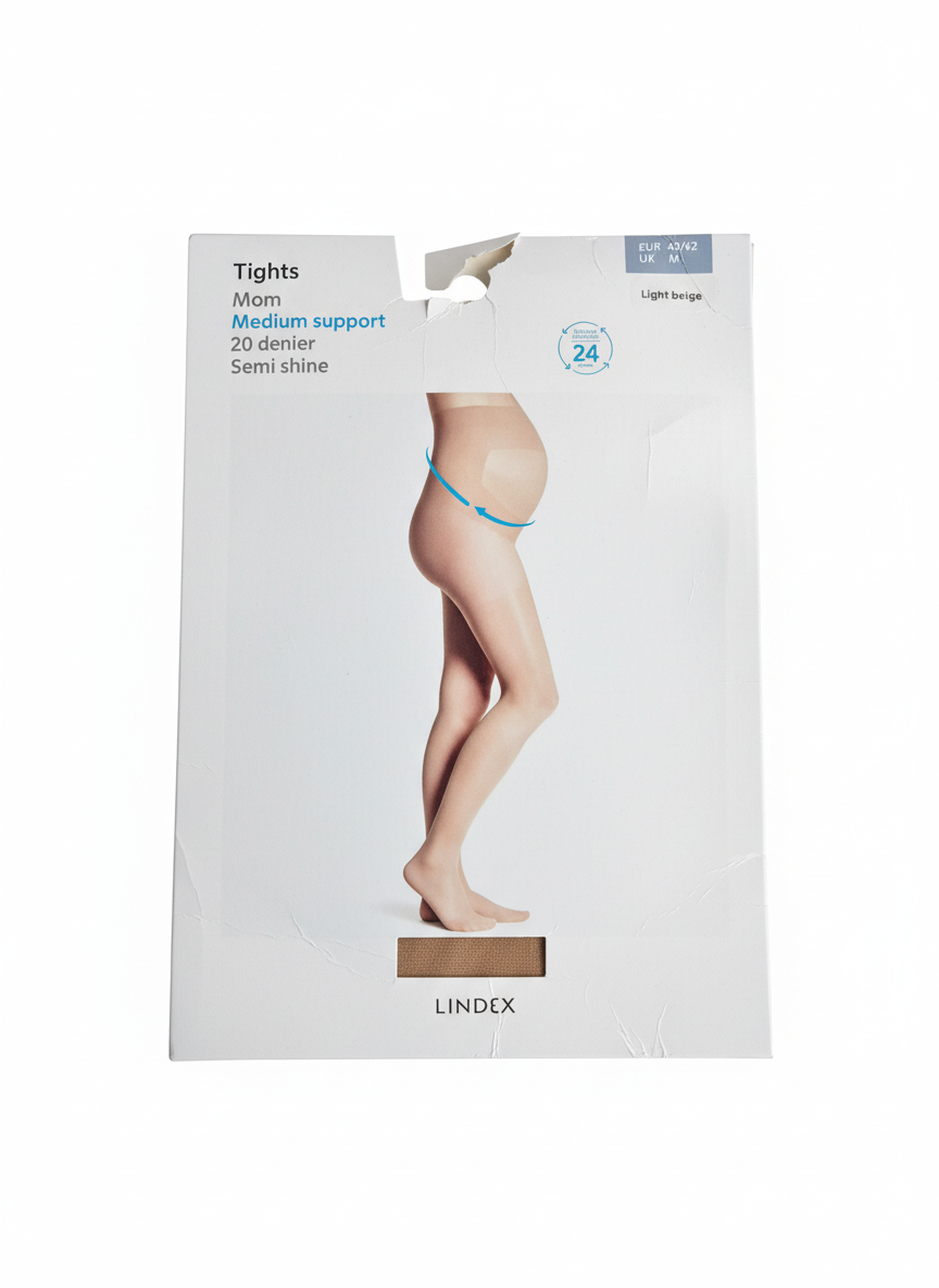 Těhotenské punčocháče Lindex 40/42 – AI enhanced