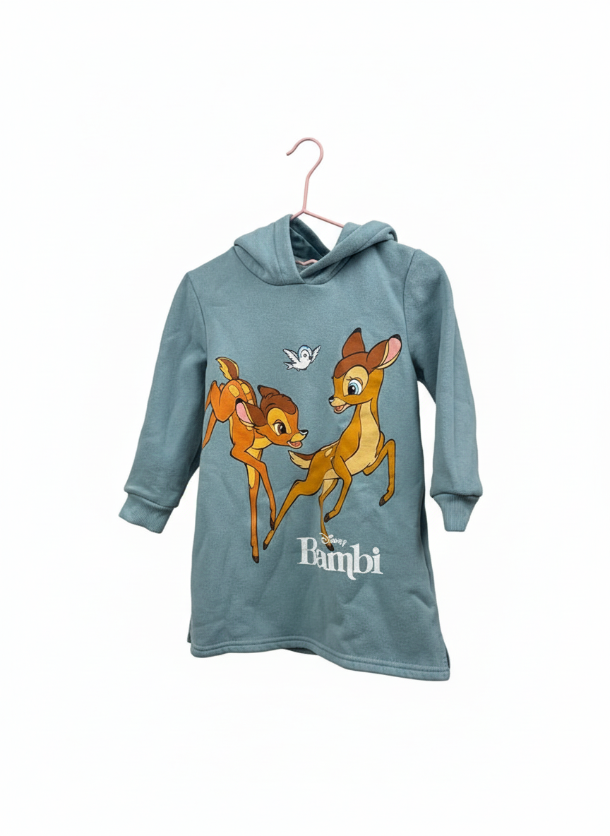 Mikinošaty Bambi H&M 98/104 – AI enhanced