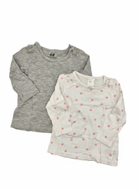 Sada 2ks triček H&M 74 – AI enhanced