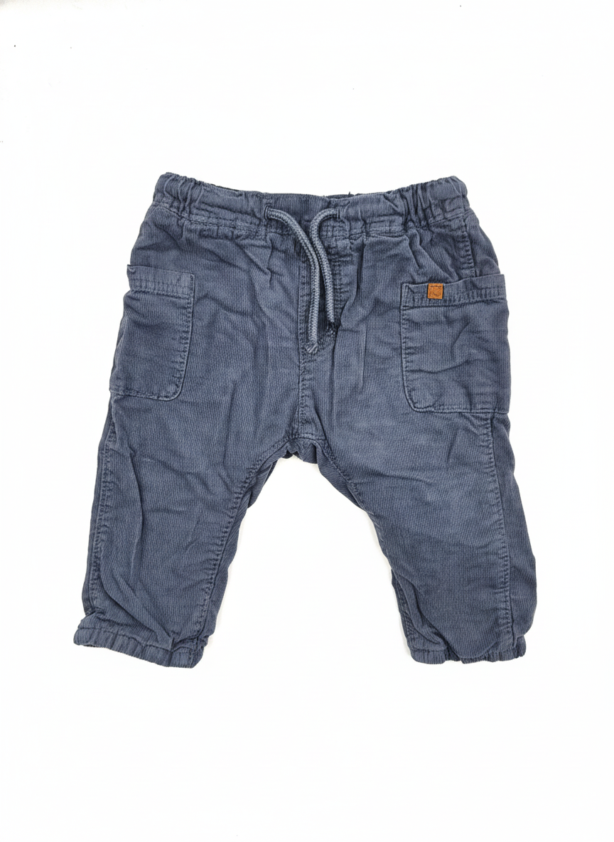 Podšité manšestrové kalhoty H&M 62 – AI enhanced