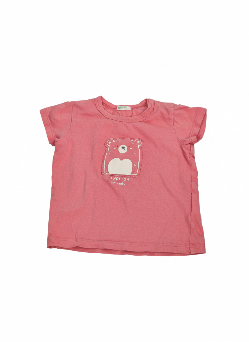 Tričko s krátkým rukávem United Colors of Benetton 74 – AI enhanced