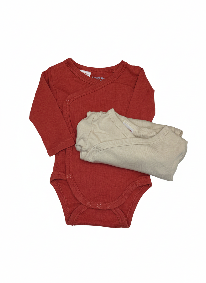 Sada 2 body s dlouhým rukávem Lupilu Pure Collection 50/56 – AI enhanced