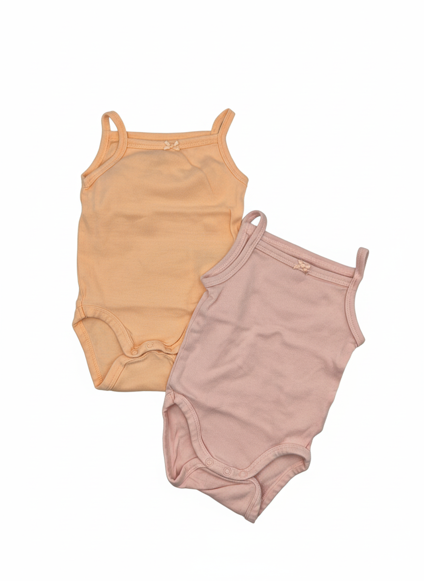 Sada 2ks tílkových body H&M 62 – AI enhanced