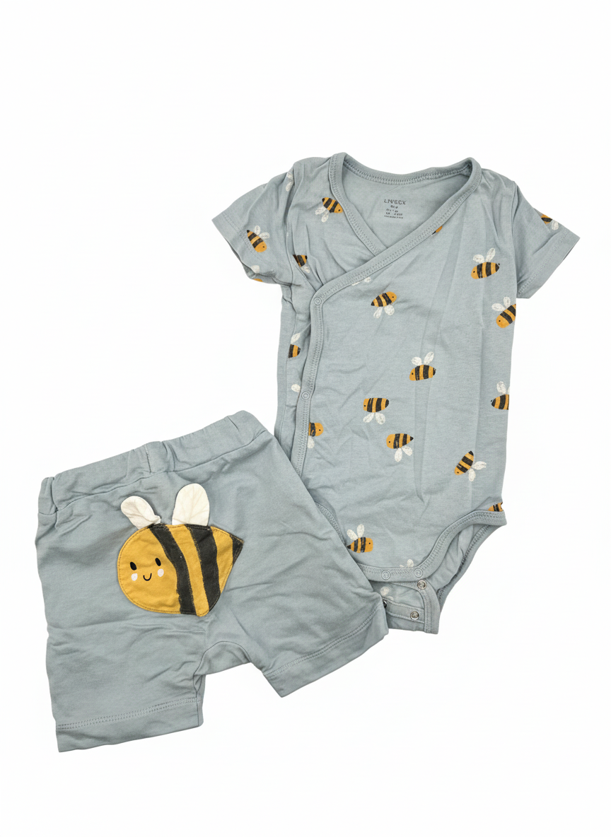 Set body a kraťasů Lindex 62 – AI enhanced