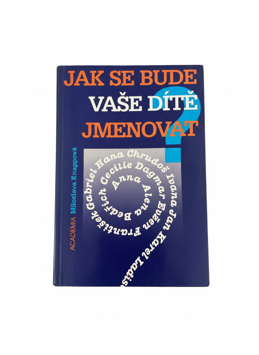 Kniha Jak se bude vaše dítě jmenovat? Miloslava Knappová Academia – AI enhanced