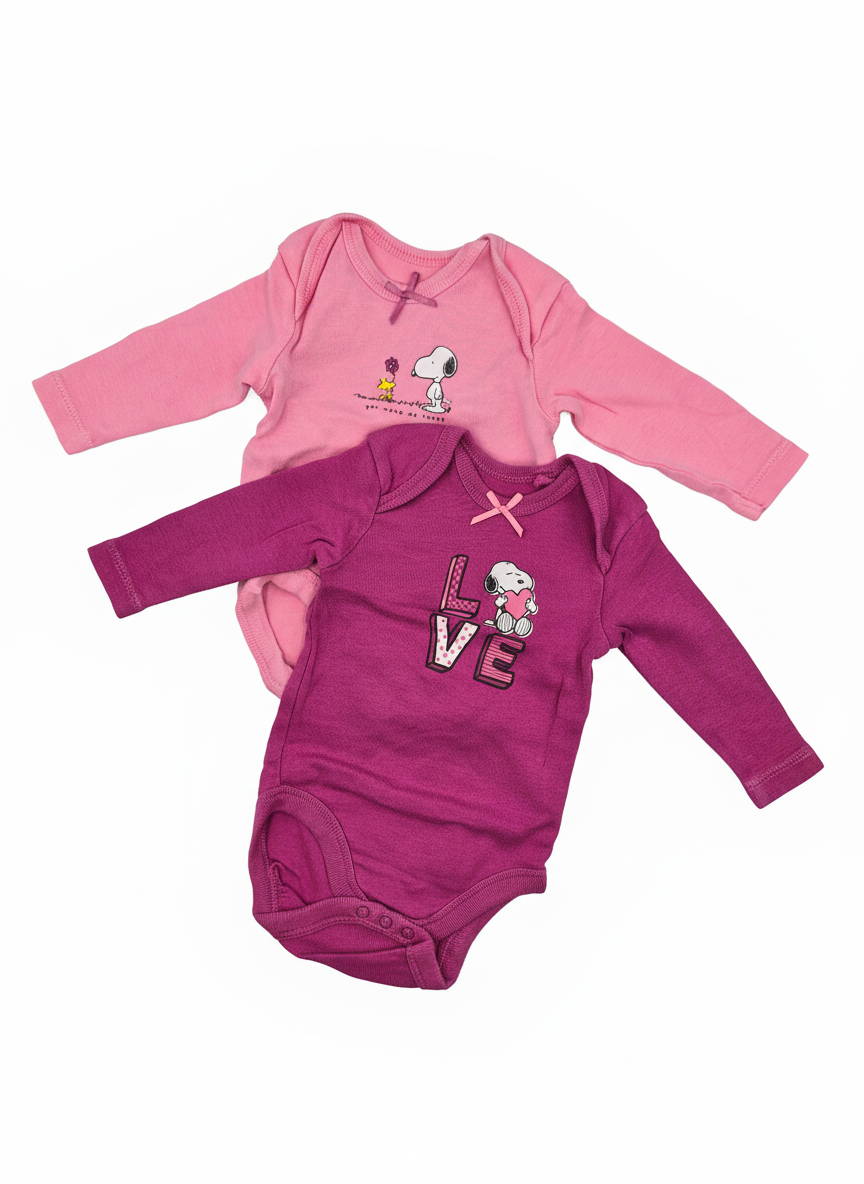 Sada 2ks body Peanuts Lupilu 50/56 – AI enhanced