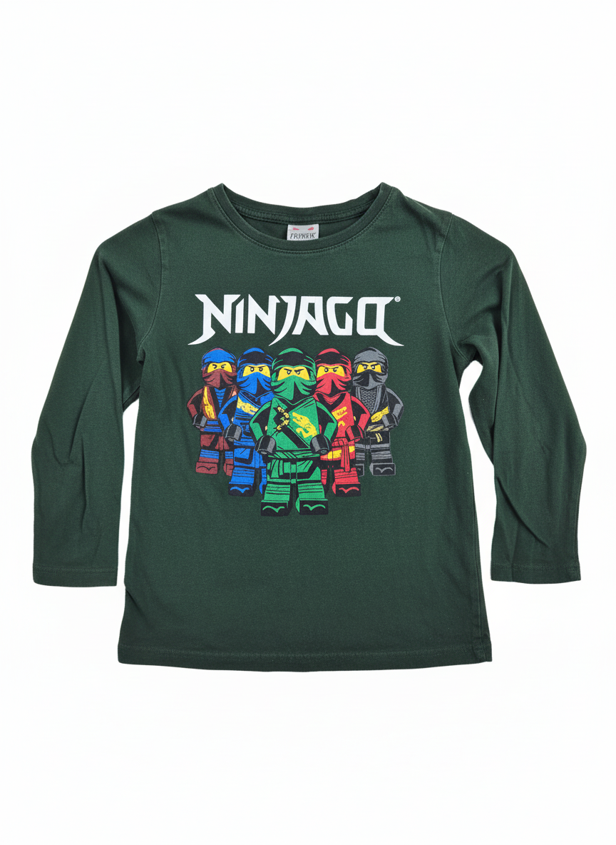 Tričko s dlouhým rukávem Lego Ninjago Lindex 128 – AI enhanced