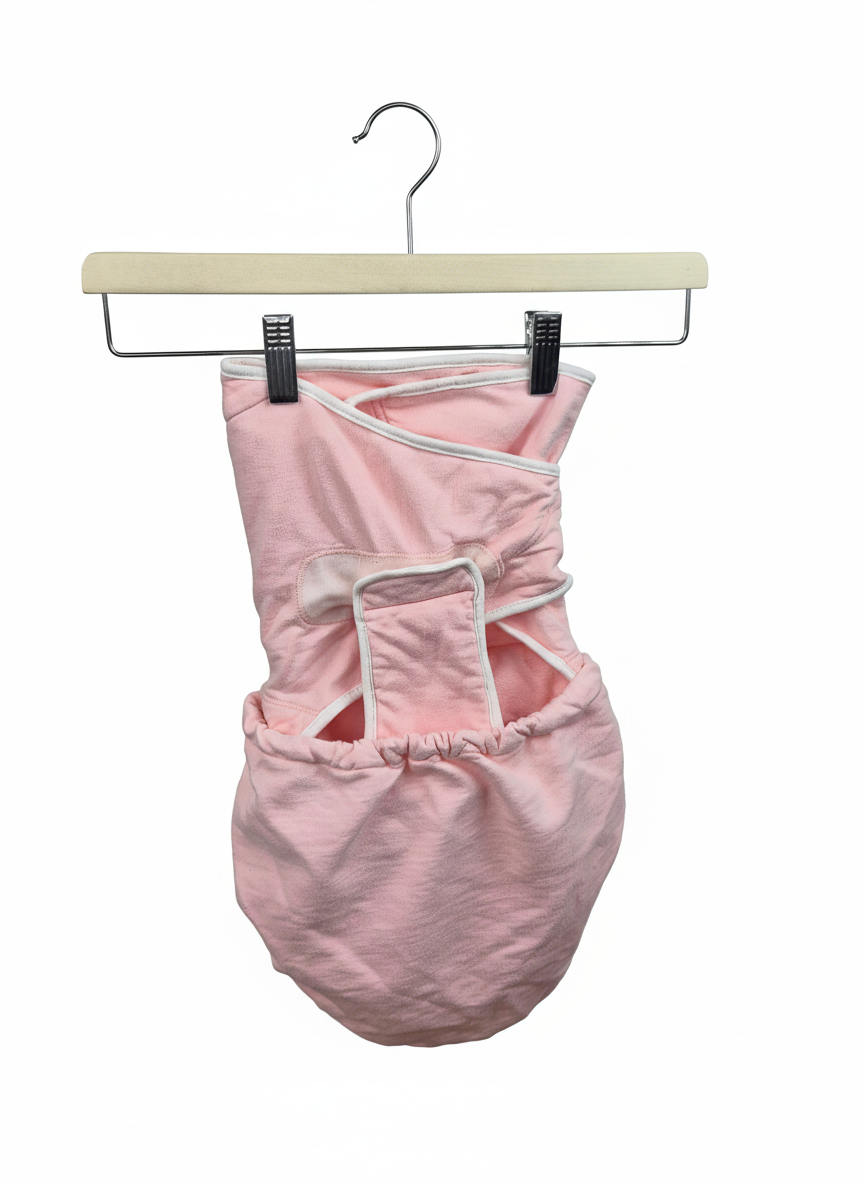 Růžový swaddler Ergobaby 48 - 61 cm (2,7 - 6,8 kg) – AI enhanced