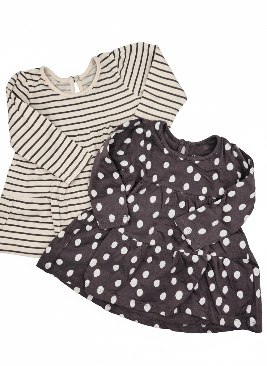 Sada 2ks šatů Primark 74 – AI enhanced