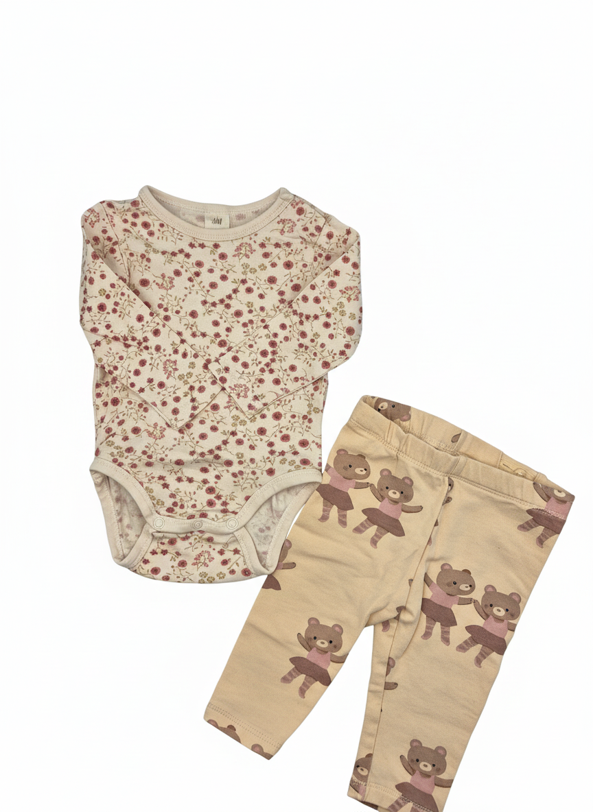 Set body a legín H&M 68 – AI enhanced