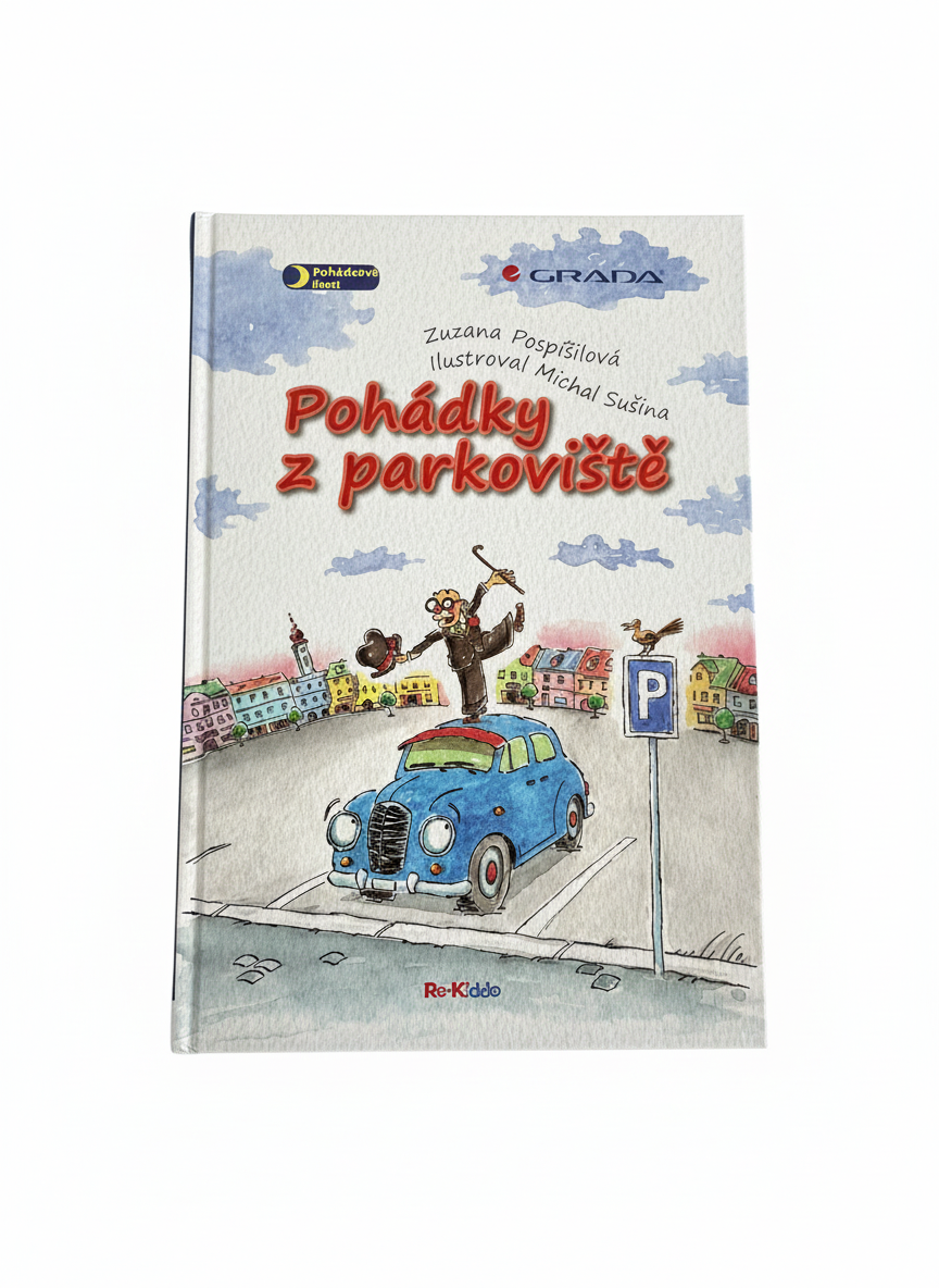 Kniha Pohádky z parkoviště Grada – AI enhanced