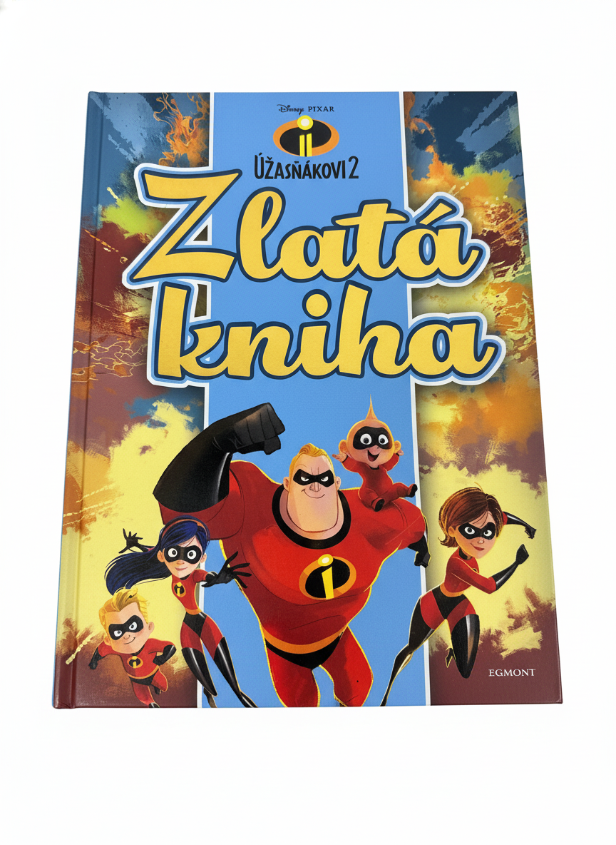 Zlatá kniha Úžasňákovi 2 Disney Pixar Egmont – AI enhanced