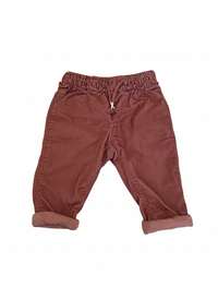 Podšité manšestrové kalhoty H&M 68 – AI enhanced