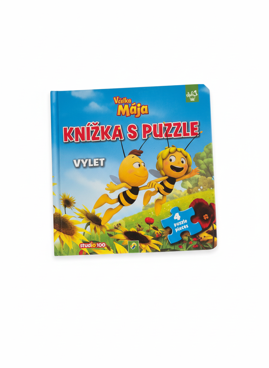 Knížka s puzzle Včelka Mája – AI enhanced