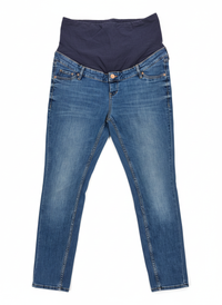 Těhotenské džíny Skinny High Rib H&M M – AI enhanced
