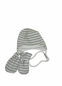 Set fleecové čepičky a rukavic pro novorozence LittleThings 3-6kg – AI enhanced