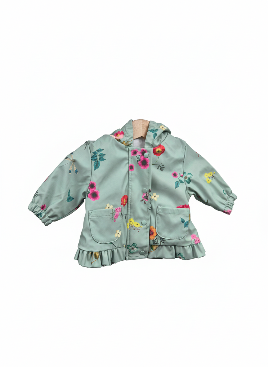 Květinový kabátek s chloupkem do deště Next 62 – AI enhanced
