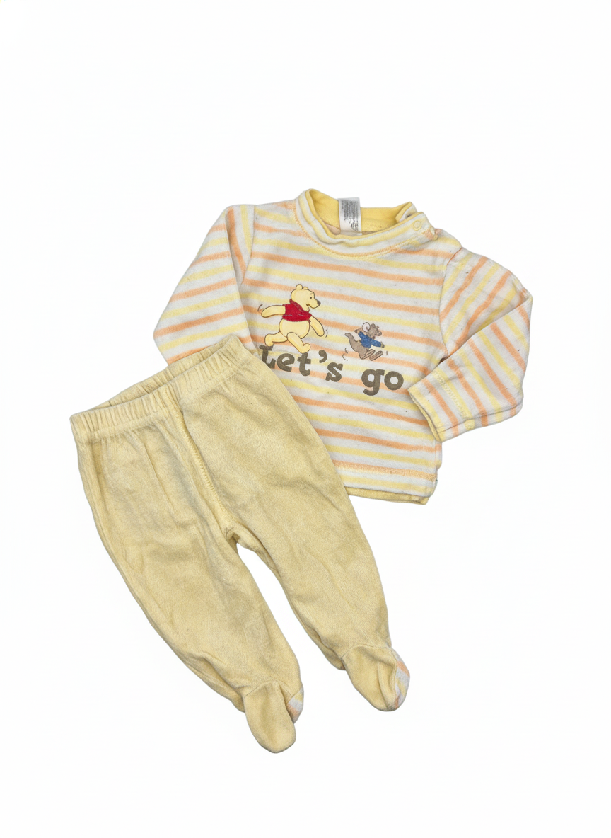 Set froté mikiny a polodupaček Medvídek Pú  C&A 62 – AI enhanced