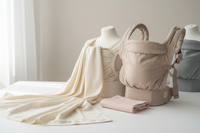 generuj mi obrázek pro kategorii nosítek a šátků k nošení dětí