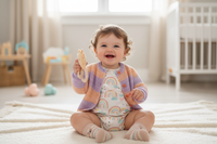 Vygeneruj mi obrázek kolekce pro kategorii holky do 2 let, tedy nějlépe nějaké mimminko?